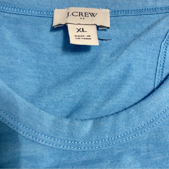 J.CREW VINTAGE COTTON KNOT BACK TANK TOP XL LIGHT BLUE - Picture 6 of 11
